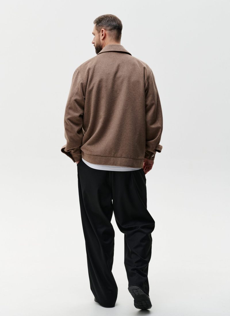 Пальто из шерсти Softwear Nikasport, 1M8SW13W-38BGE22, цвет коричневый