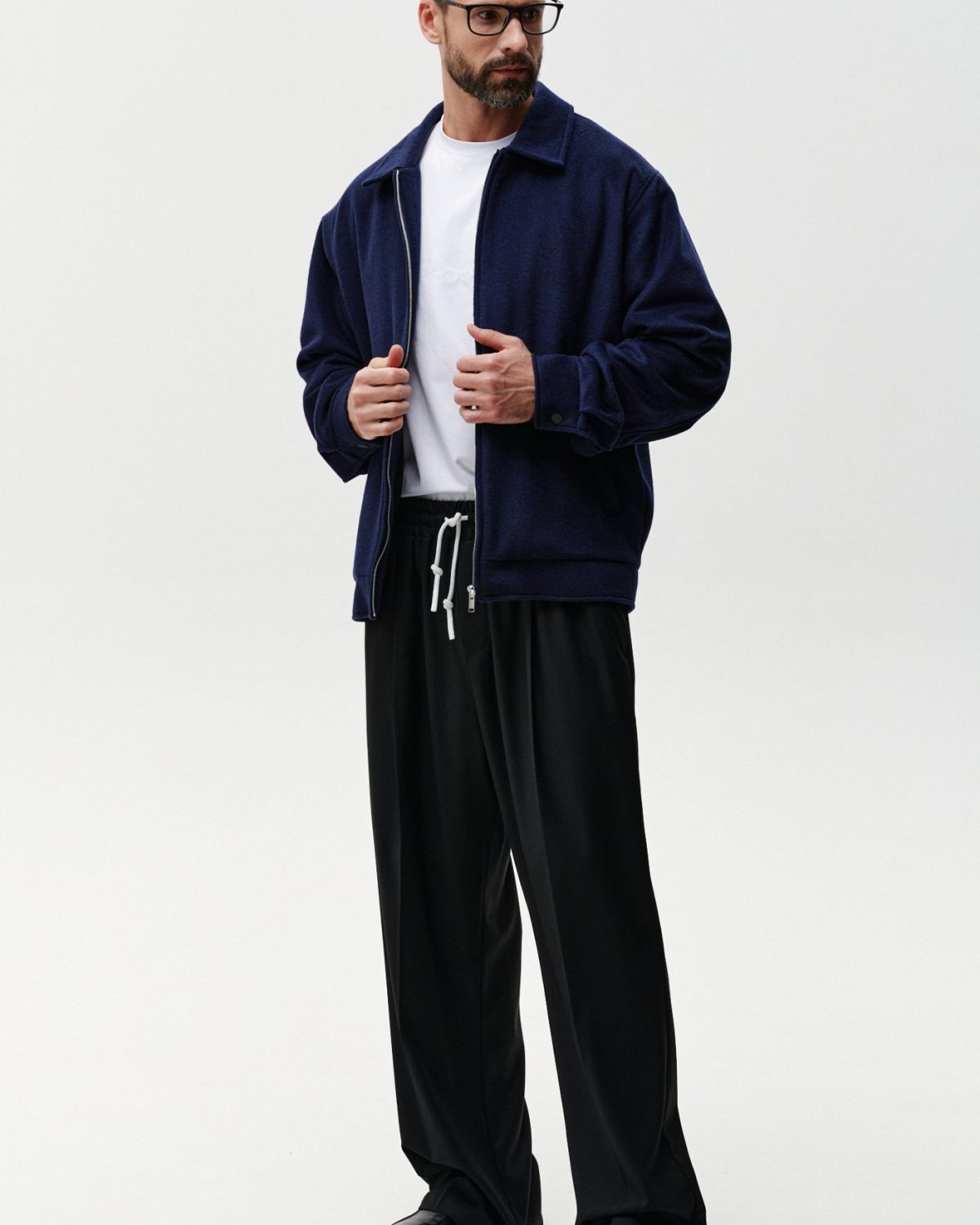 Широкие прямые брюки 