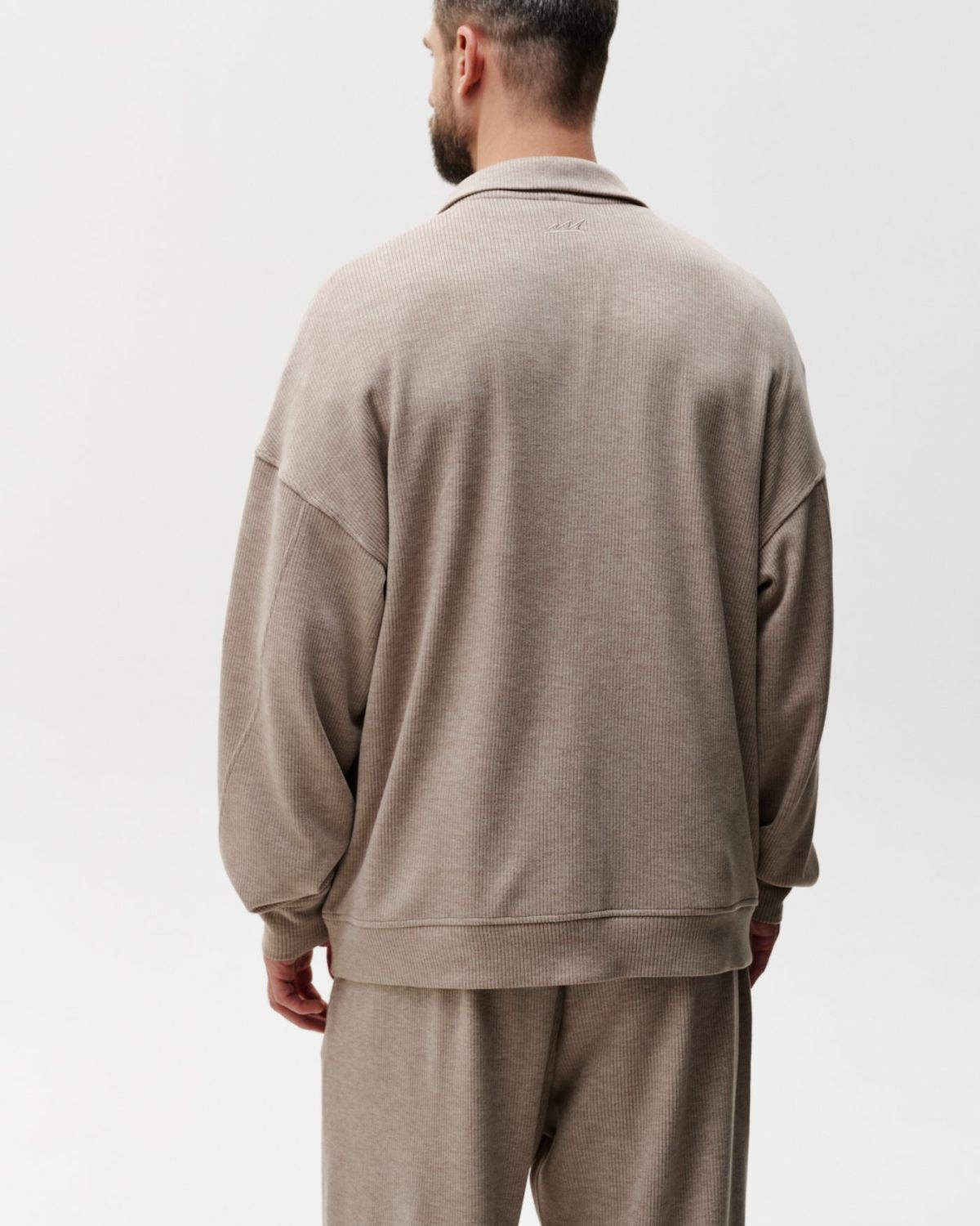 Джемпер с воротником на молнии Softwear Nikasport, 2M4SW32E1-25BGE/MLG21, цвет бежевый