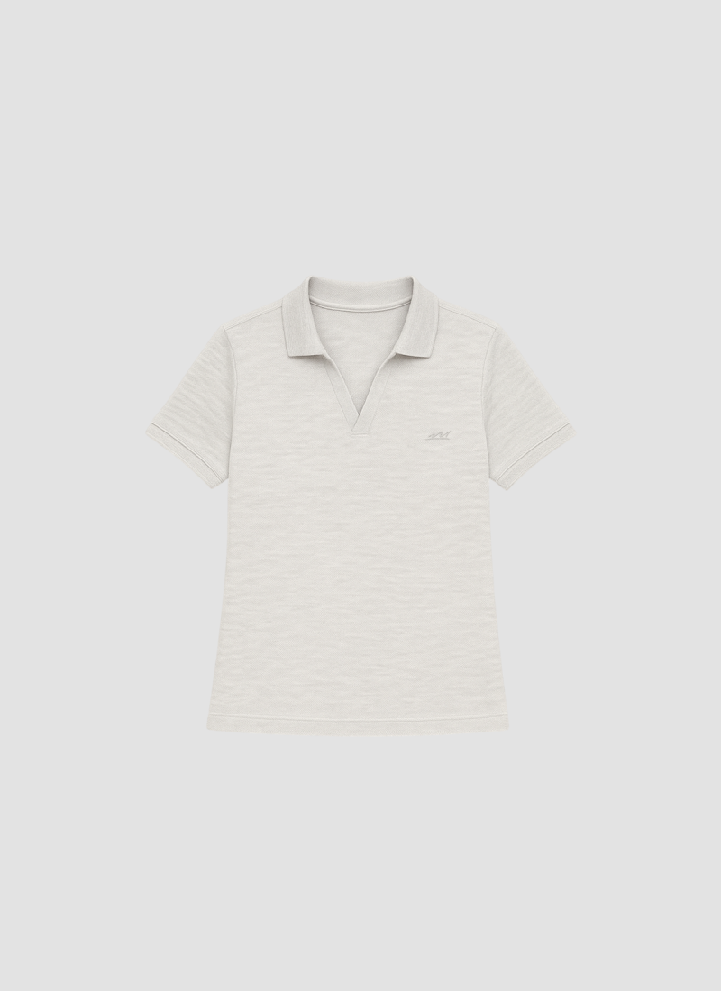 Поло Regular Pure Nikasport, M5CLP412-GRY/MLG, цвет серый меланж