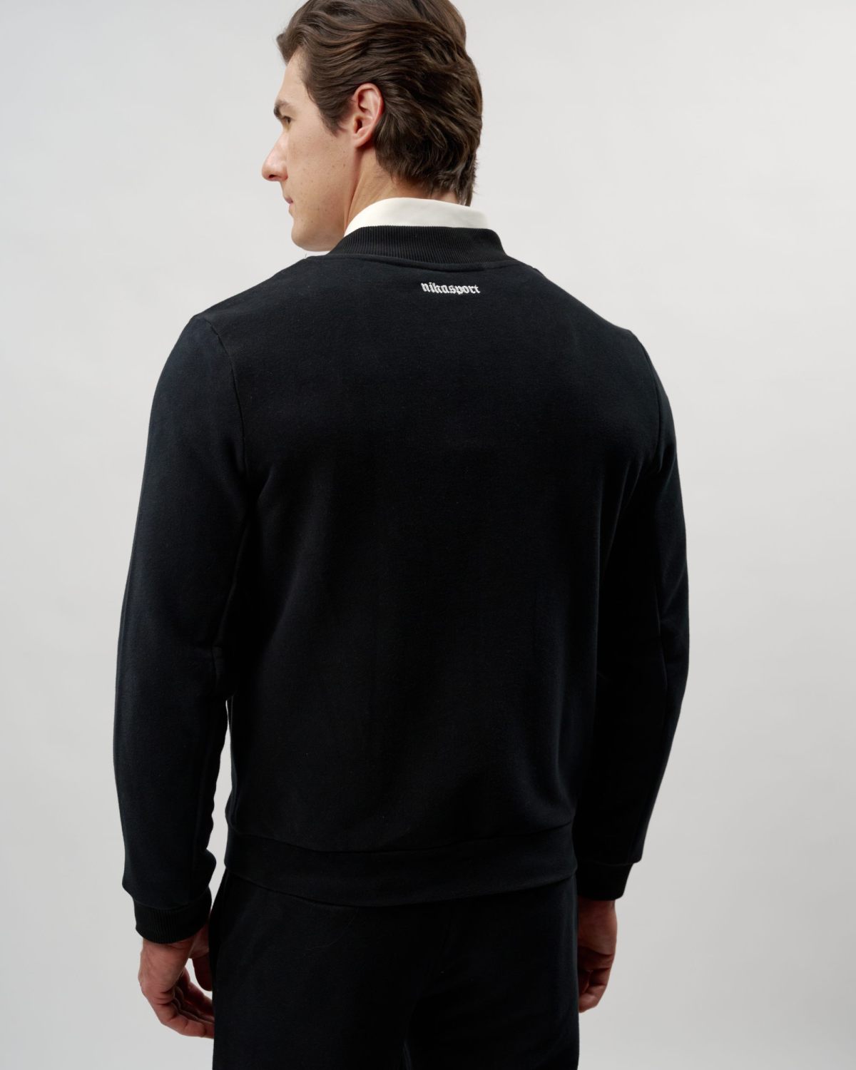 Джемпер смокинг  на молнии Villains Academy Nikasport, M3VA31-BLK, цвет черный