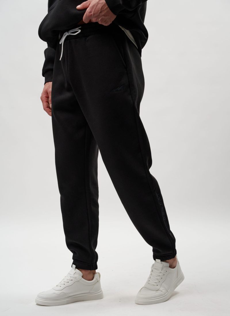 Утепленные брюки джоггеры Classic Nikasport, CL53-M12-BLK, цвет черный