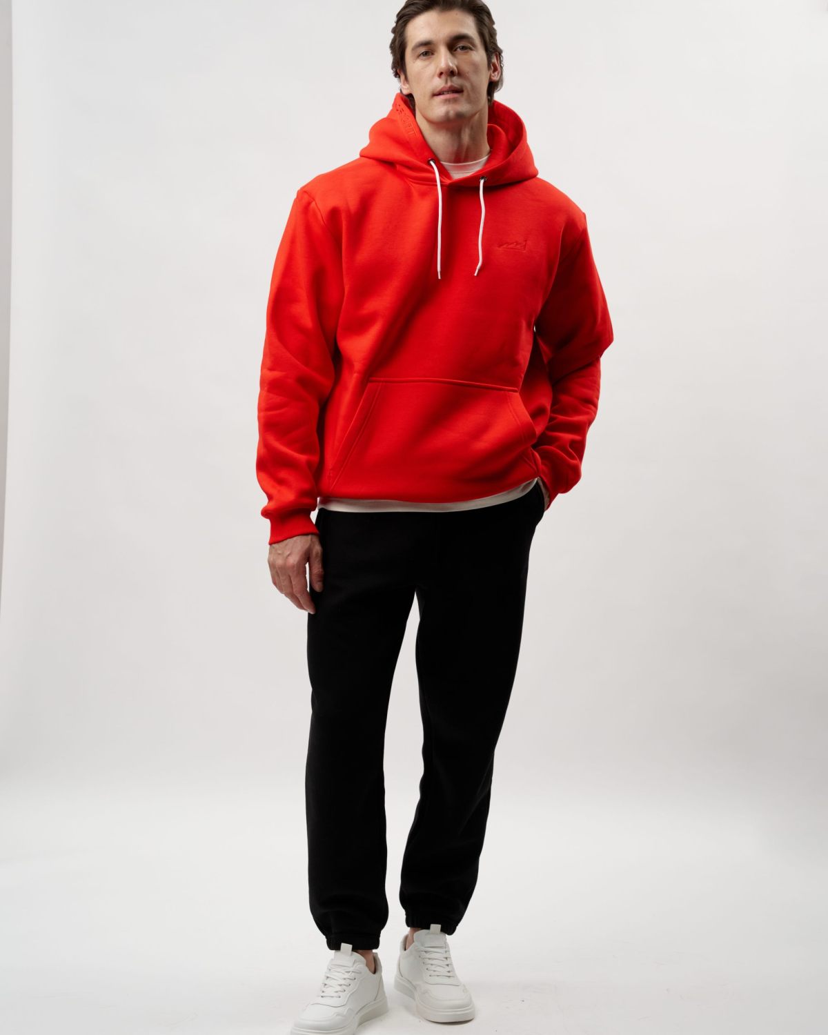 Утепленное худи Classic Nikasport, CL29-M11-RED, цвет красный