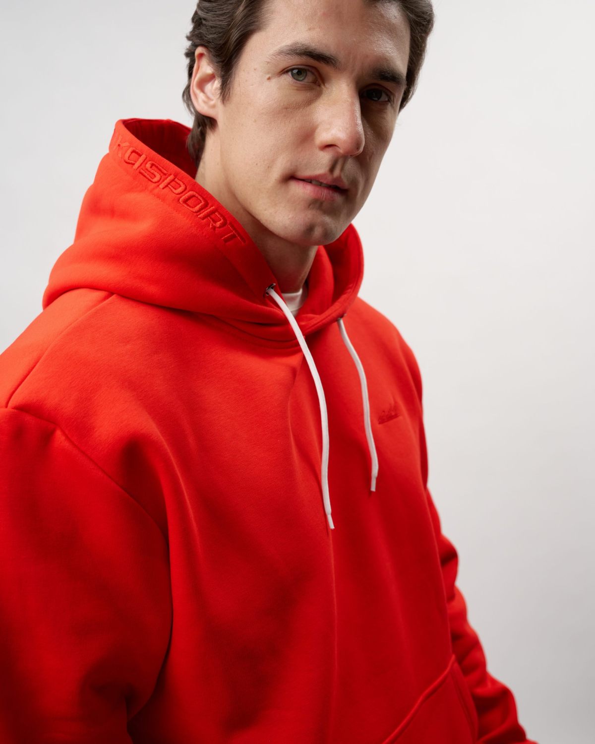 Утепленное худи Classic Nikasport, CL29-M11-RED, цвет красный