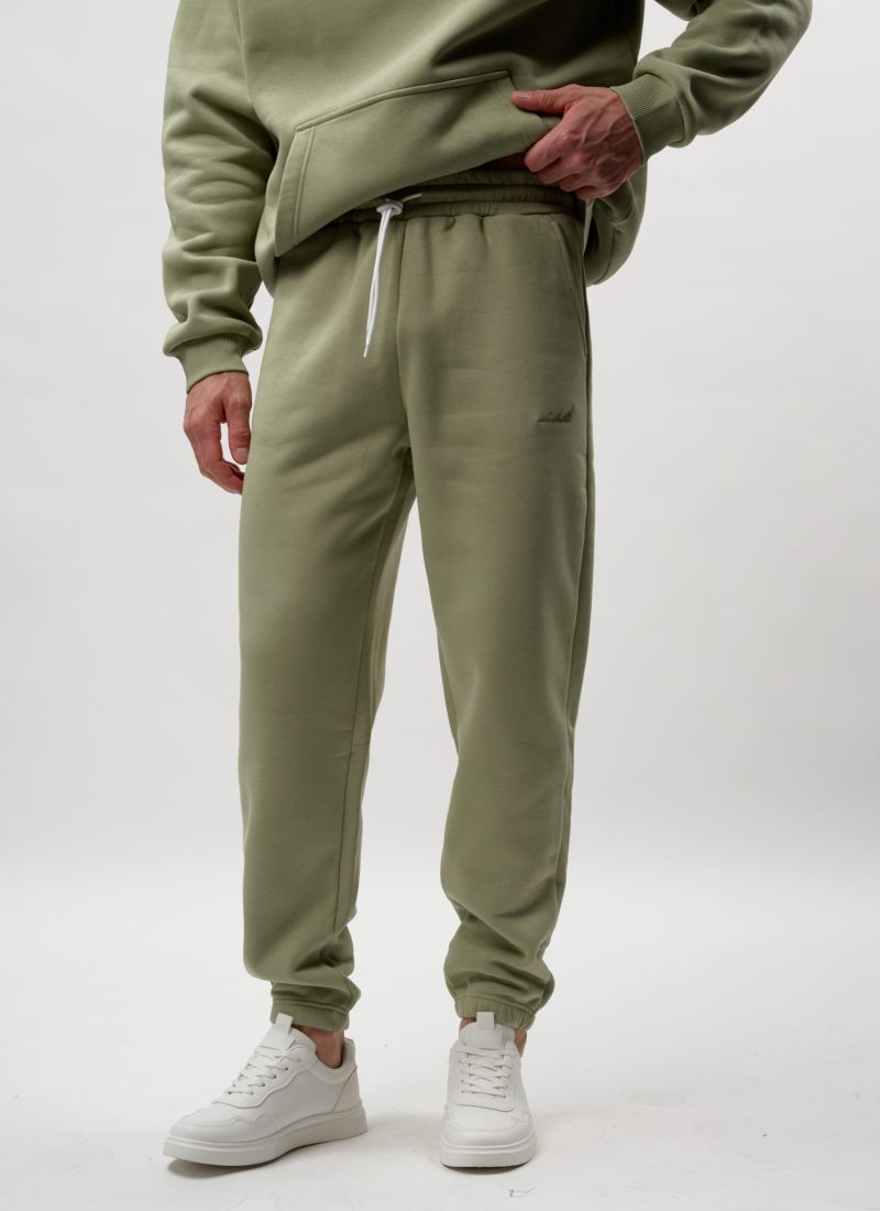 Утепленные брюки джоггеры Classic Nikasport, CL54-M11-OLV, цвет оливковый