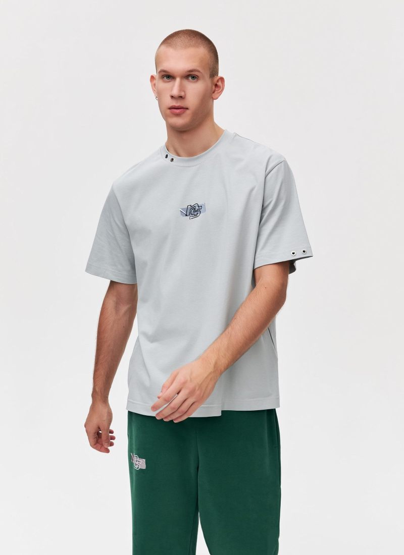 Футболка Oversize Oops Nikasport, W4OPS43-GRY, цвет серый