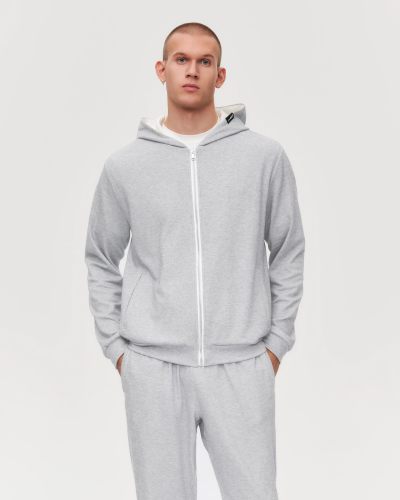 Худи на молнии Softwear Nikasport, M5HOM34-GRY/MLG, цвет серый меланж