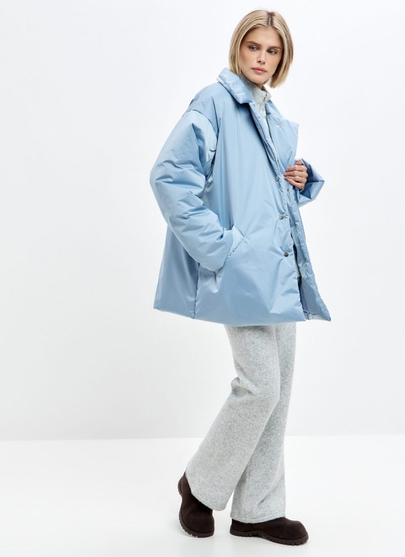 Утепленное пальто Pure Nikasport, 1W8PR110W-47LGT/BLU40, цвет голубой