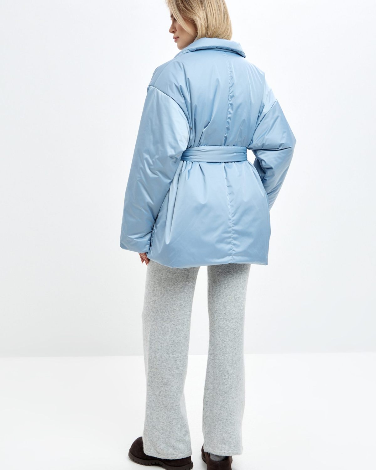 Утепленное пальто Pure Nikasport, 1W8PR110W-47LGT/BLU40, цвет голубой