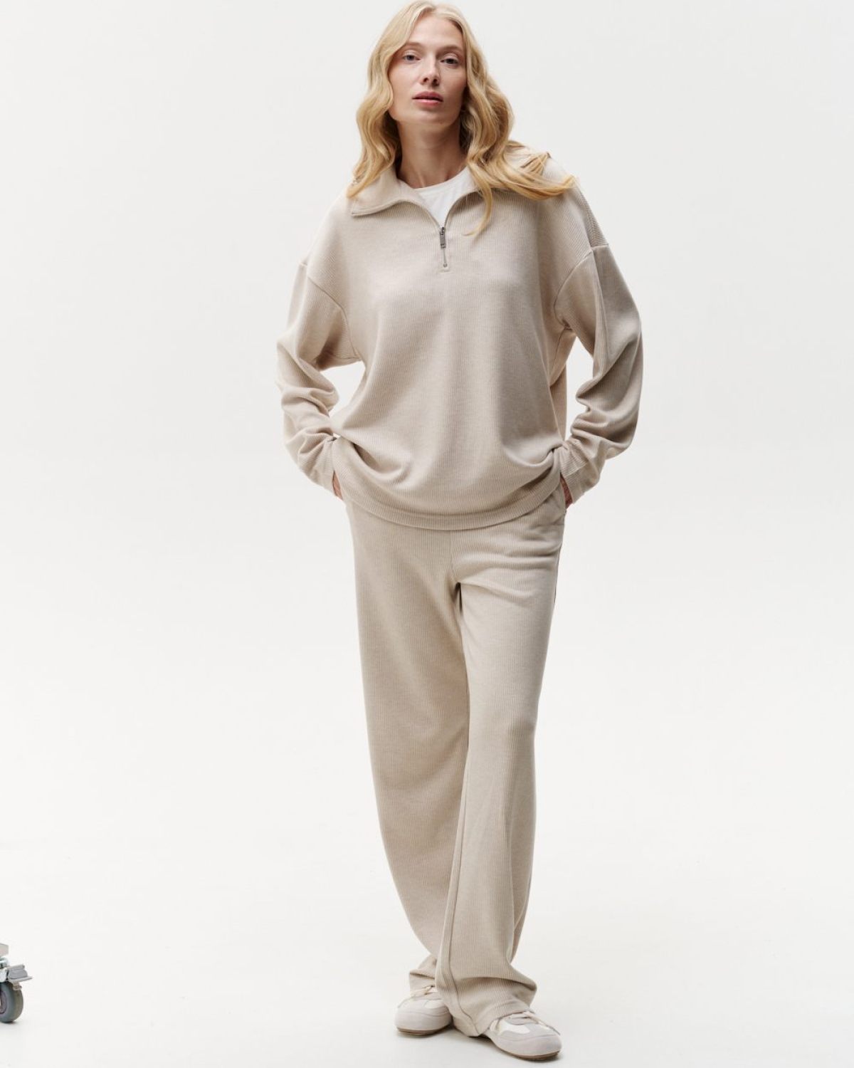 Брюки широкие Softwear Nikasport, 2W4SW84E1-25ECR78, цвет экрю