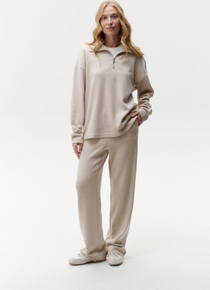 Джемпер с воротником на молнии Softwear Nikasport, 2W4SW32E1-25ECR78, цвет экрю