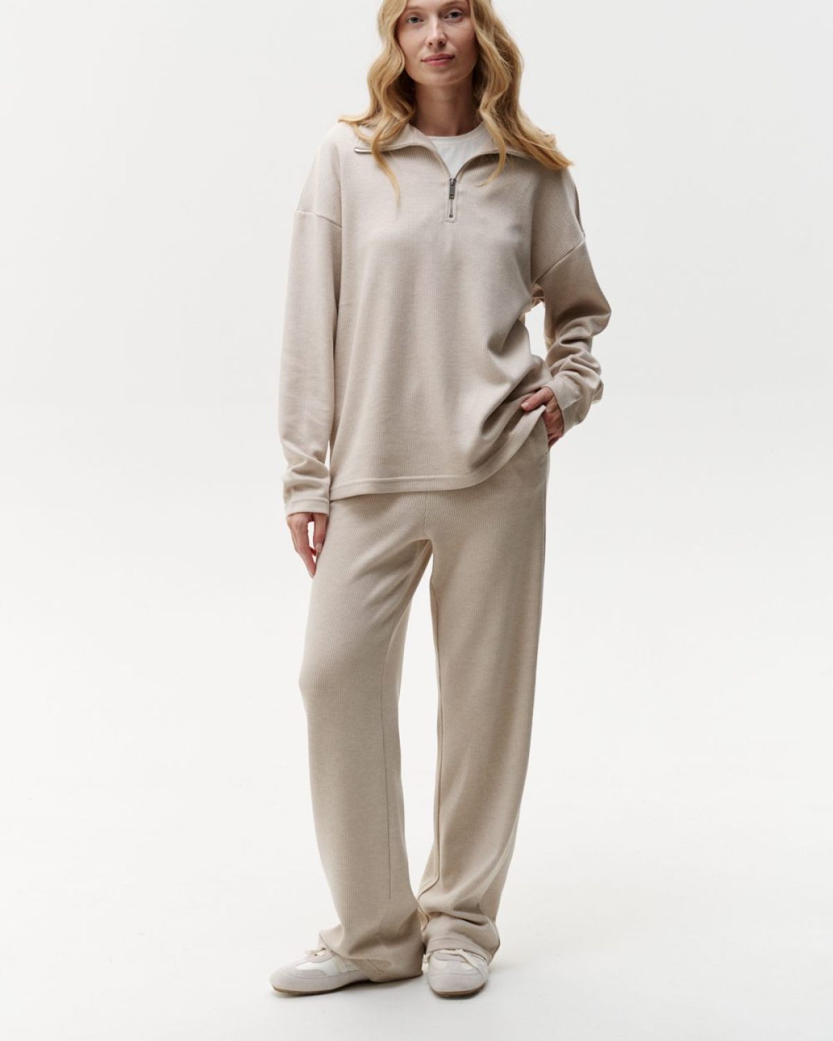 Джемпер с воротником на молнии Softwear Nikasport, 2W4SW32E1-25ECR78, цвет экрю