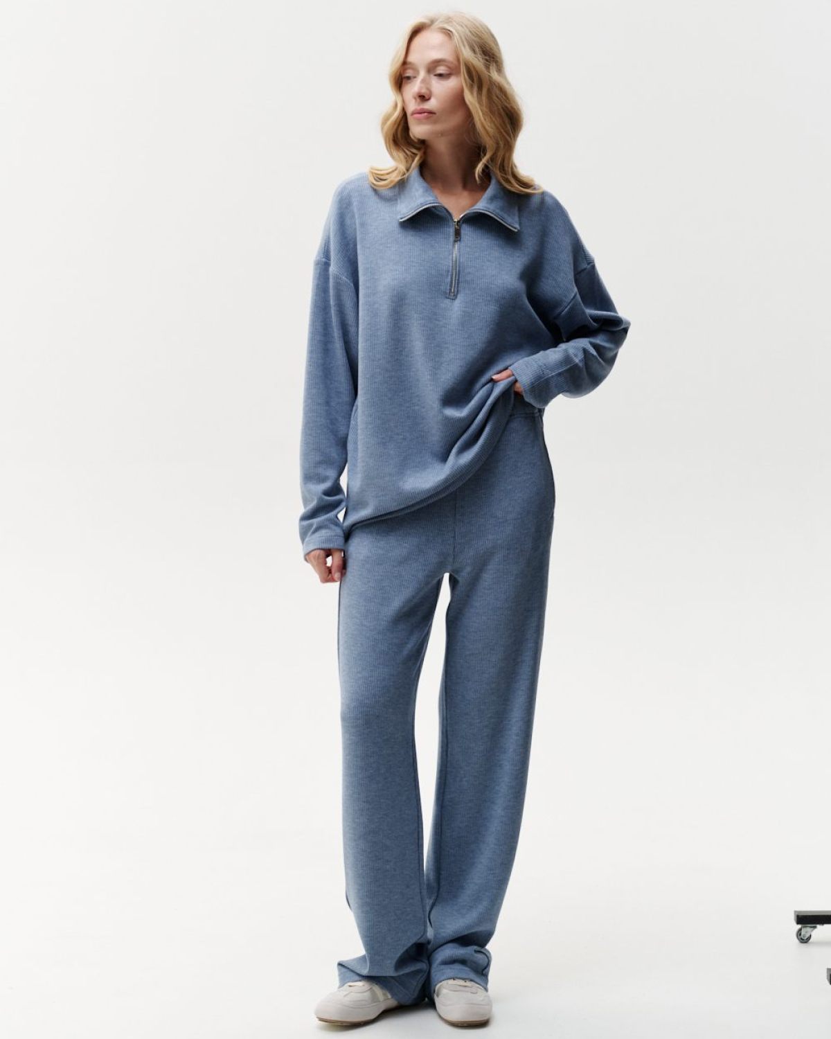 Брюки широкие Softwear Nikasport, 2W4SW84E1-25LGT/BLU78, цвет голубой