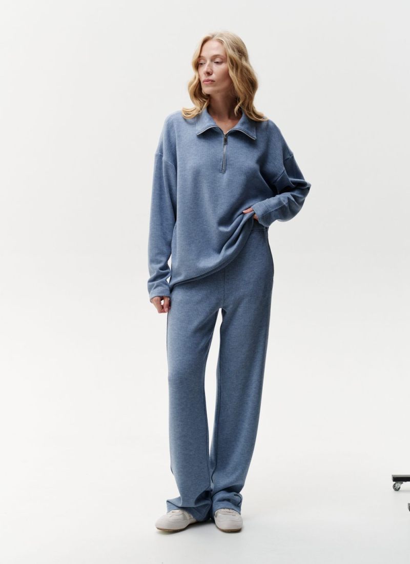 Брюки широкие Softwear Nikasport, 2W4SW84E1-25LGT/BLU78, цвет голубой