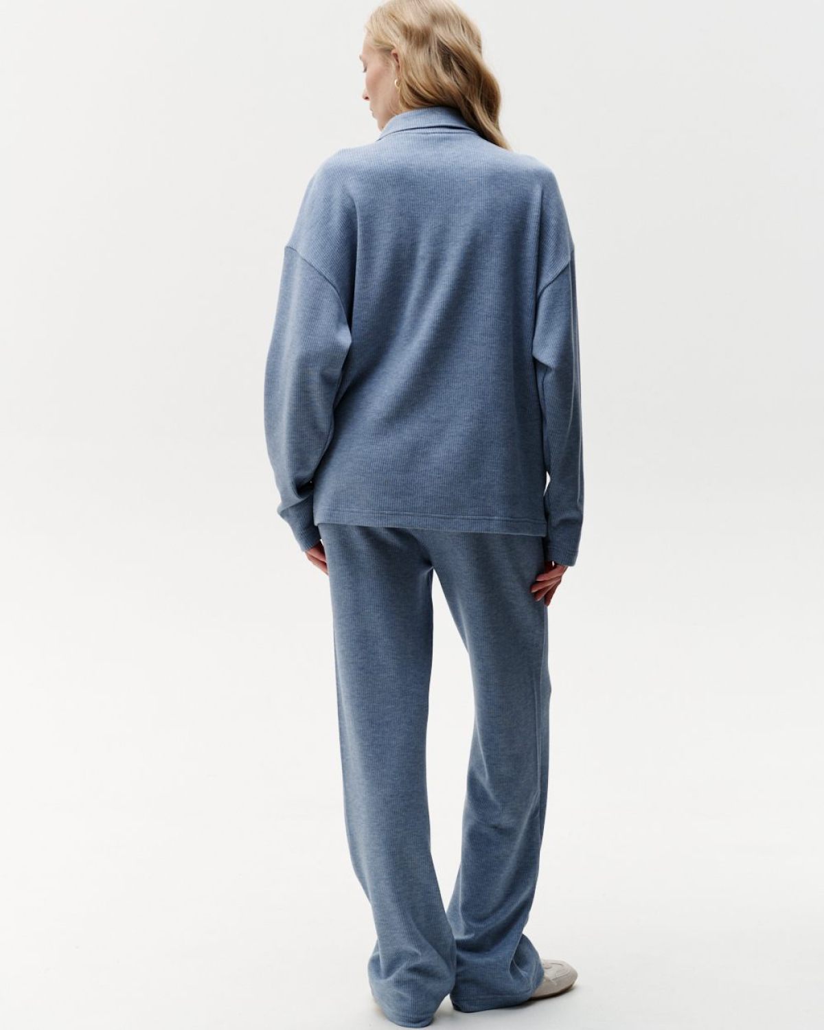 Брюки широкие Softwear Nikasport, 2W4SW84E1-25LGT/BLU78, цвет голубой