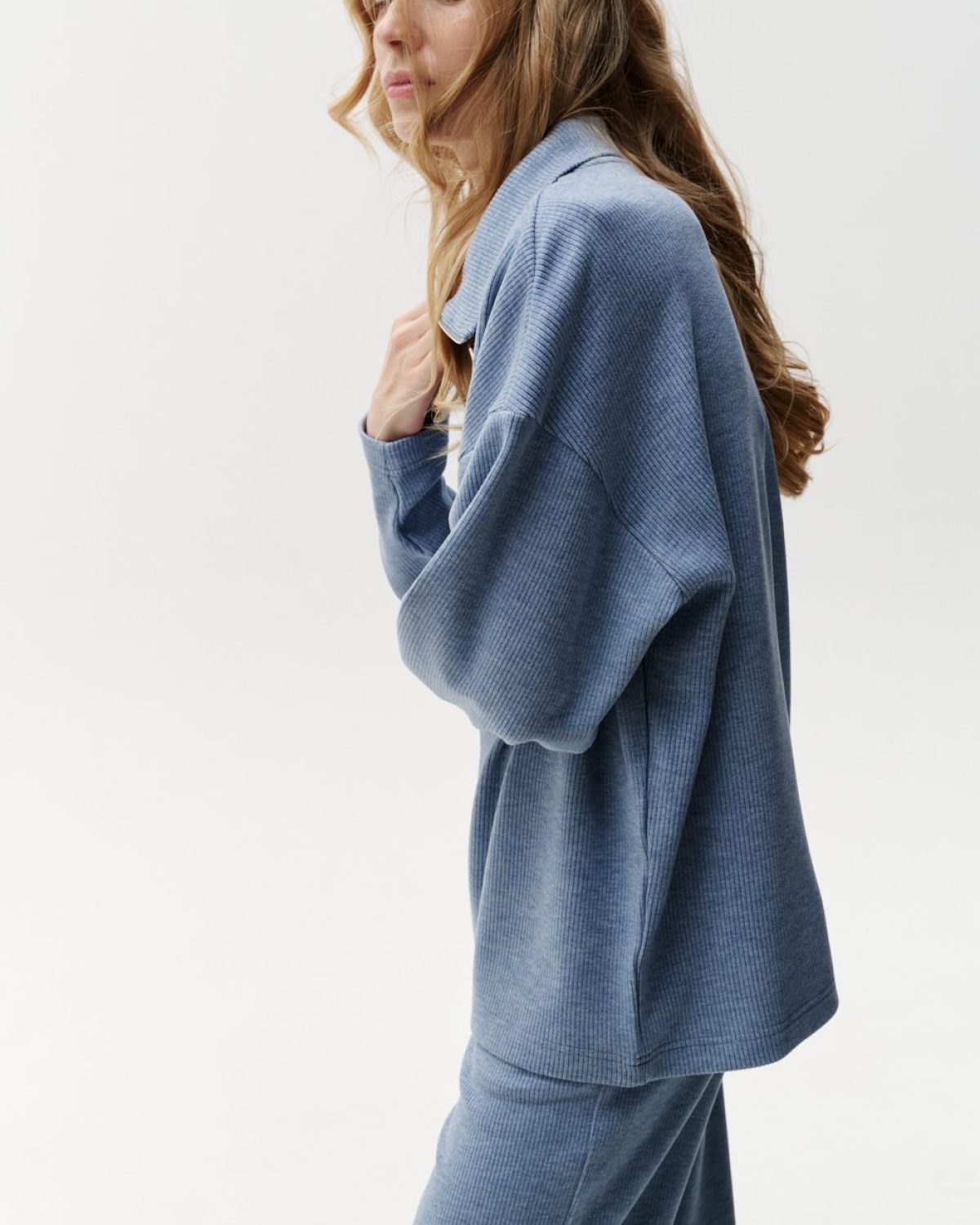Джемпер с воротником на молнии Softwear Nikasport, 2W4SW32E1-25LGT/BLU78, цвет голубой