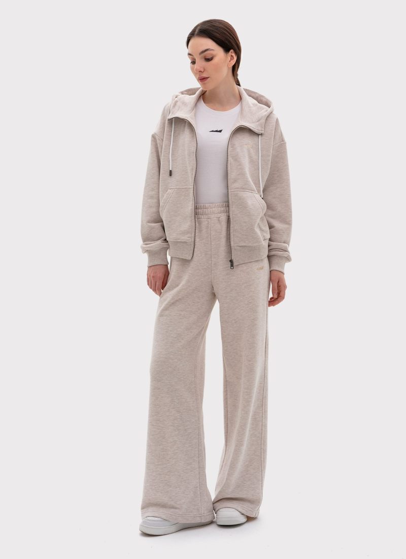 Худи на молнии Classic Nikasport, W5CL34-BGE/MLG, цвет бежевый