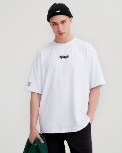 Футболка Oversize Oops Nikasport, M4OPS43-WHT, цвет белый