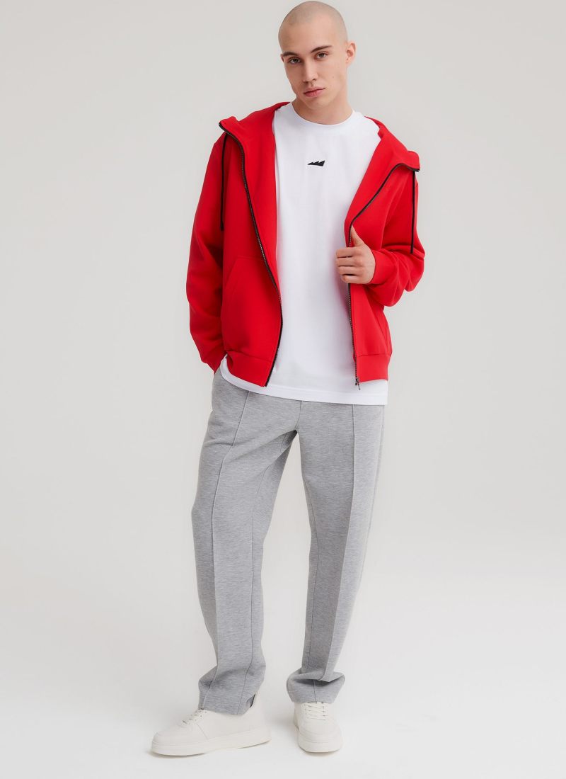 Худи на молнии Pure Nikasport, M5CLP34-RED, цвет красный