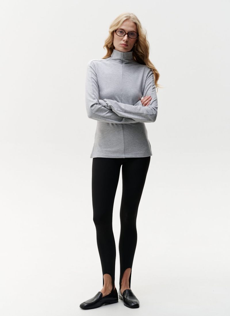 Лонгслив Slim Pure Nikasport, W5CLP48-GRY, цвет серый