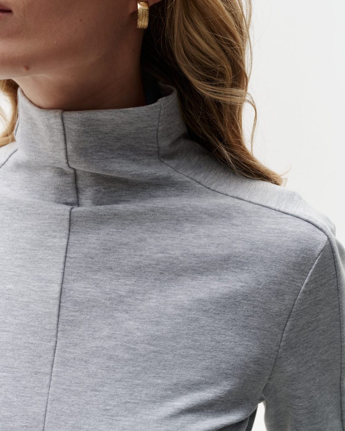 Лонгслив Slim Pure Nikasport, W5CLP48-GRY, цвет серый