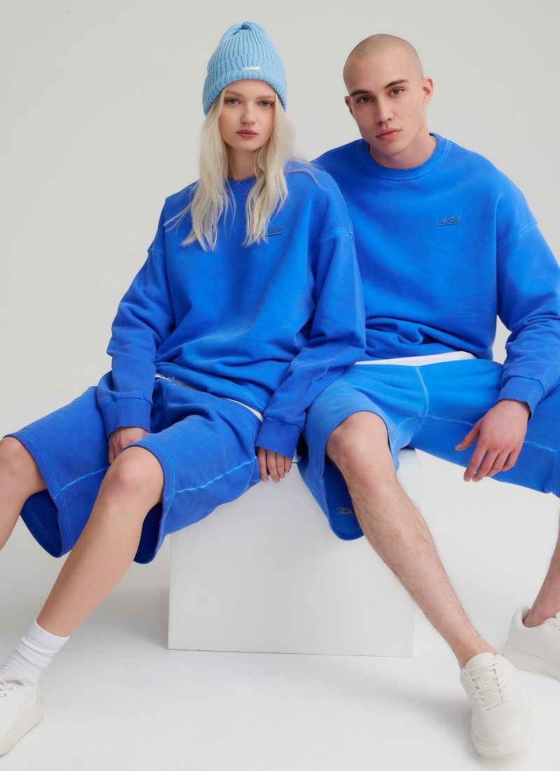 Шорты Oversize Pure Nikasport, U5CLP92-BLU, цвет синий