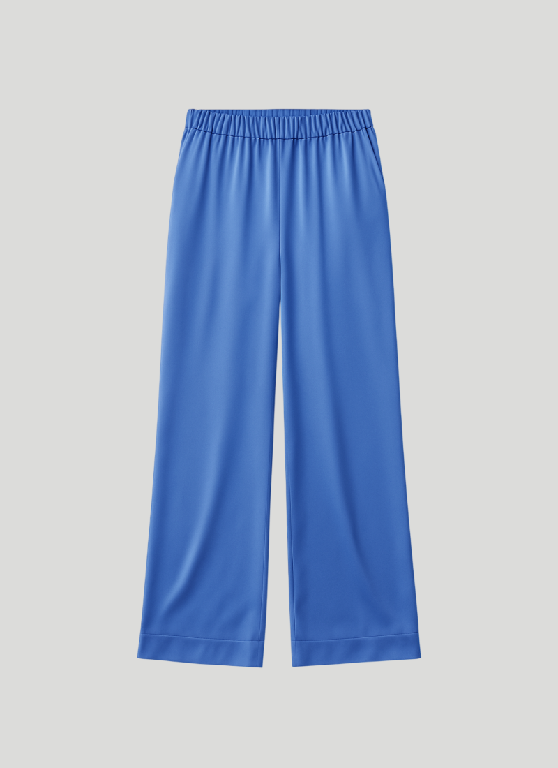 Брюки широкие прямые Nikasport, W3GN84-BLU, цвет голубой