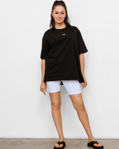 Футболка oversize с принтом Nikasport, BW12-W32-BLK, цвет черный