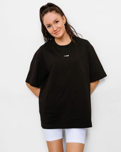 Футболка oversize с принтом Nikasport, BW12-W32-BLK, цвет черный