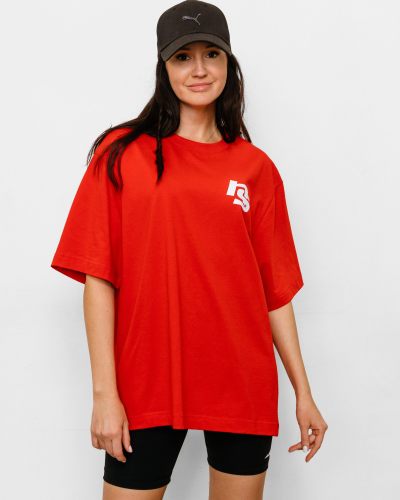 Футболка oversize с принтом Nikasport, BW12-W22-RED, цвет красный