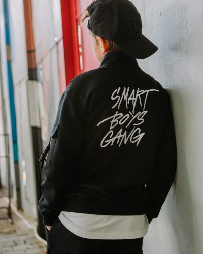 Толстовка на молнии SMART BOYS GANG Nikasport, SBG20-B-BLK, цвет черный