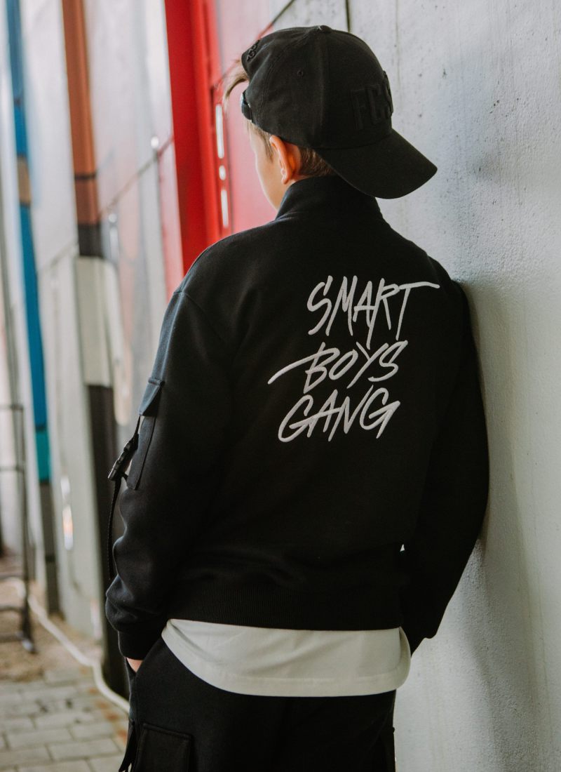 Толстовка на молнии SMART BOYS GANG Nikasport, SBG20-B-BLK, цвет черный