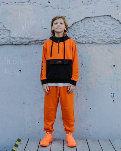 Брюки джогеры SMART BOYS GANG Nikasport, SBG53-B99-ORG, цвет оранжевый