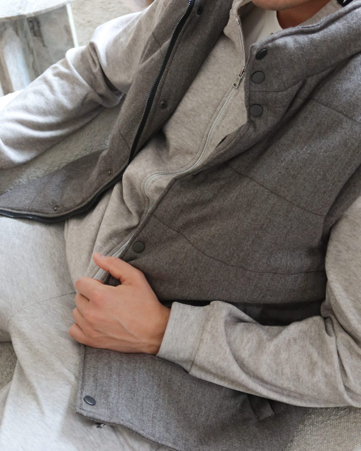 Худи на молнии Softwear Nikasport, M5HOM34-BGE/MLG, цвет бежевый