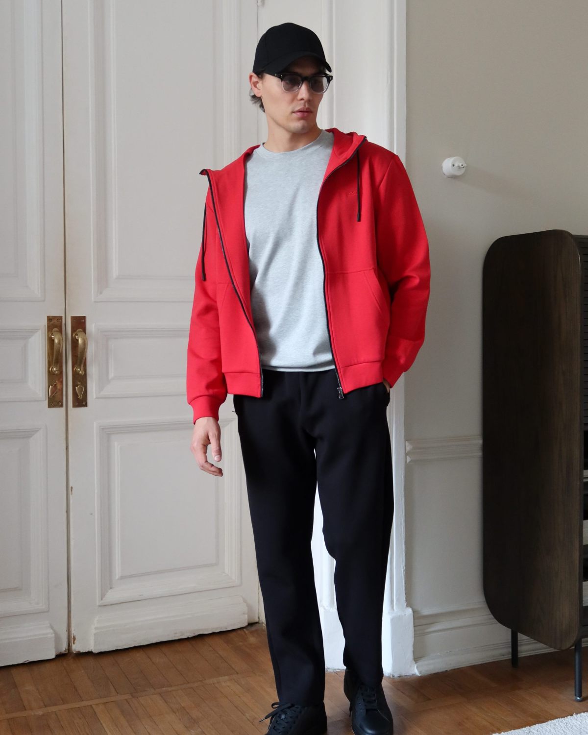 Худи на молнии Pure Nikasport, M5CLP34-RED, цвет красный