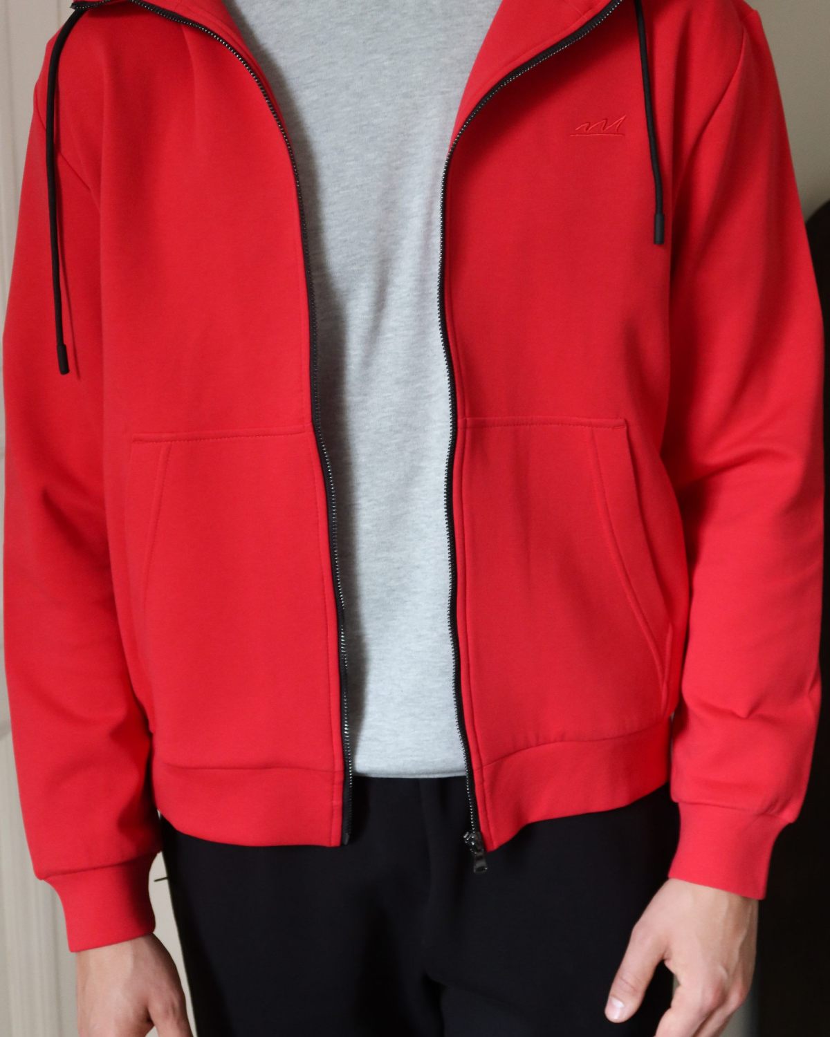 Худи на молнии Pure Nikasport, M5CLP34-RED, цвет красный