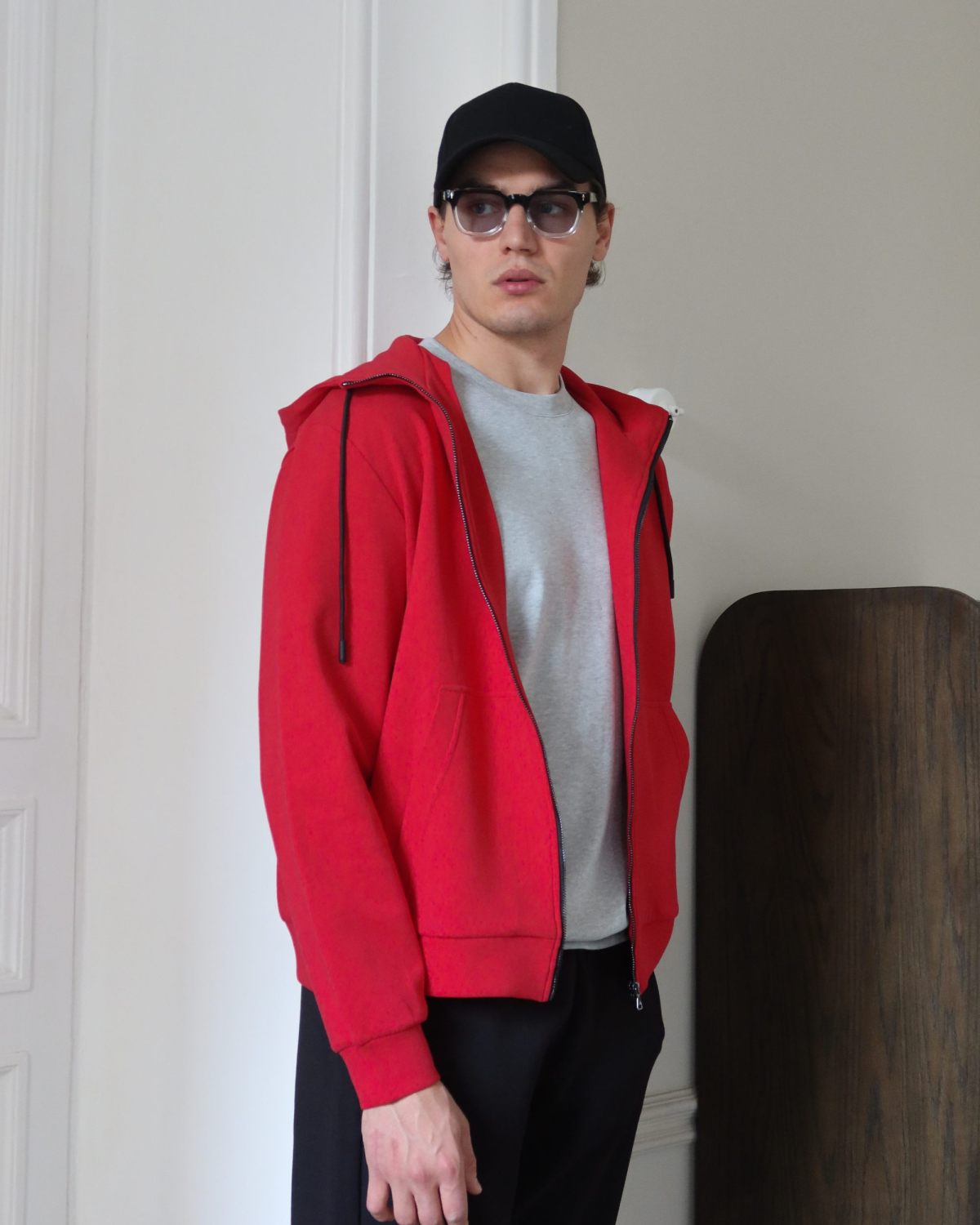 Худи на молнии Pure Nikasport, M5CLP34-RED, цвет красный