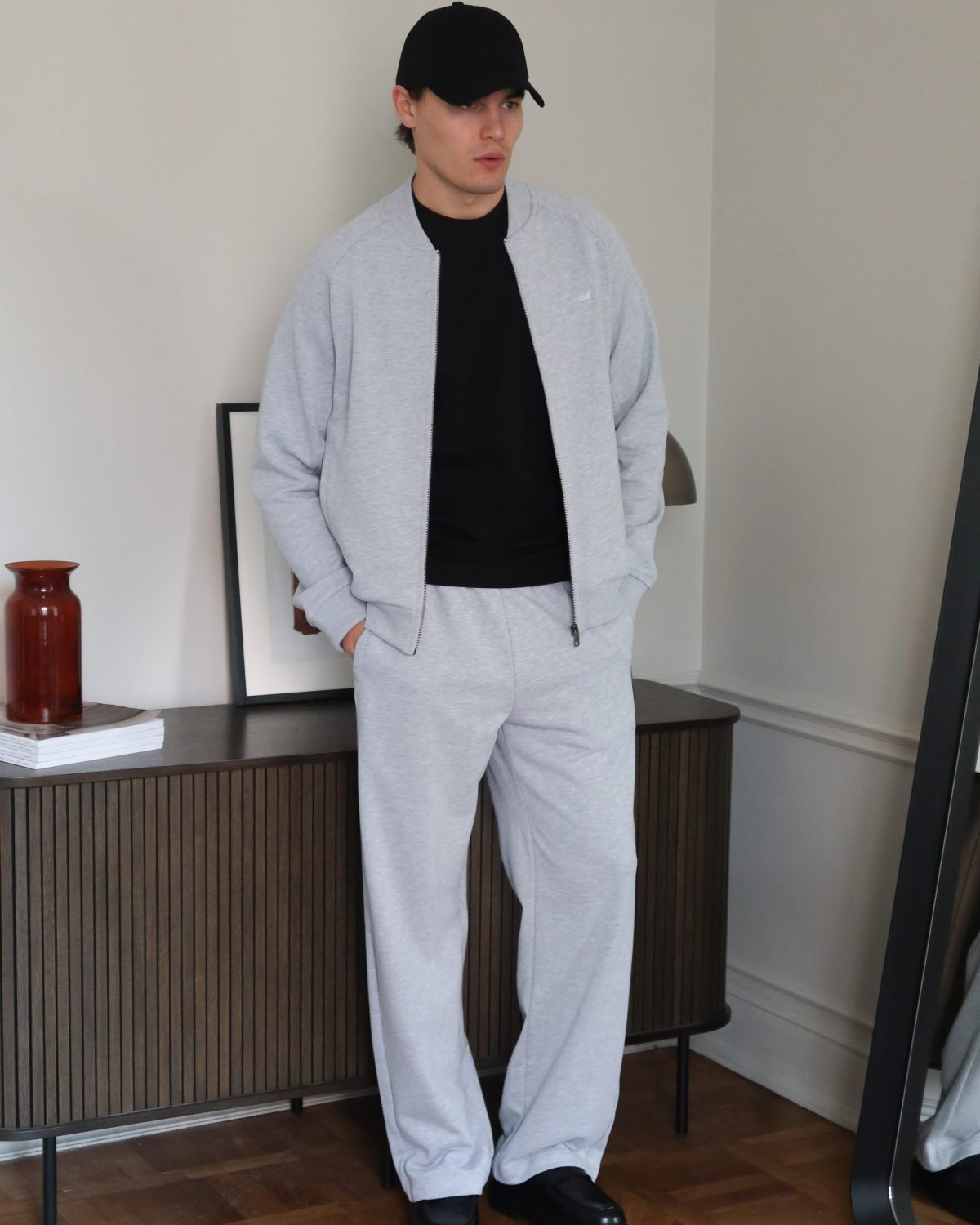 Брюки широкие Classic Nikasport, M5CL84-GRY/MLG, цвет серый меланж