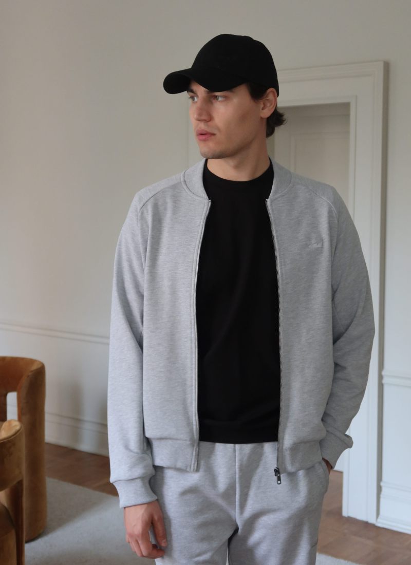 Джемпер на молнии Classic Nikasport, M5CL31-GRY/MLG, цвет серый меланж