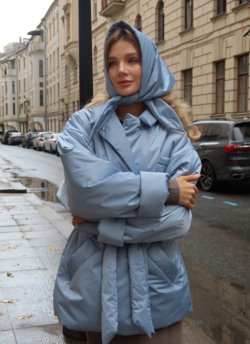 Косынка утепленная Pure Nikasport, 1W8PR143W-47LGT/BLU40, цвет голубой