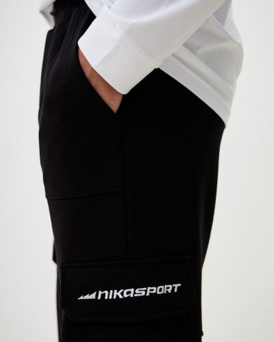 Брюки карго Nikasport, CL55-M22-BLK, цвет черный