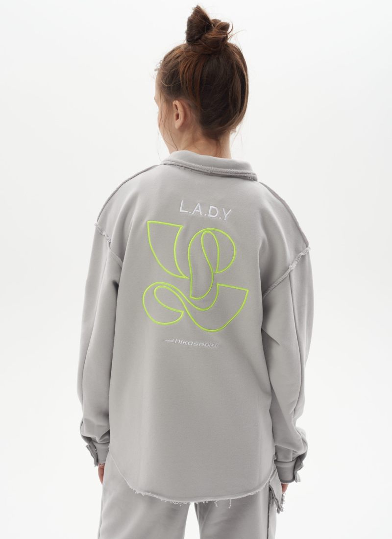 Рубашка L.A.D.Y Nikasport, G7LDY51-GRY, цвет серый