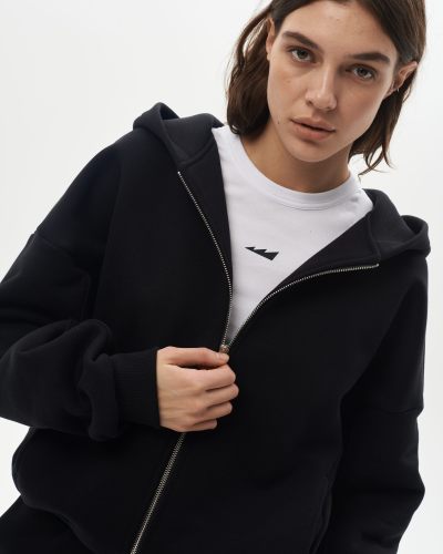 Толстовка на молнии Nikasport, INF25-W92-BLK, цвет черный