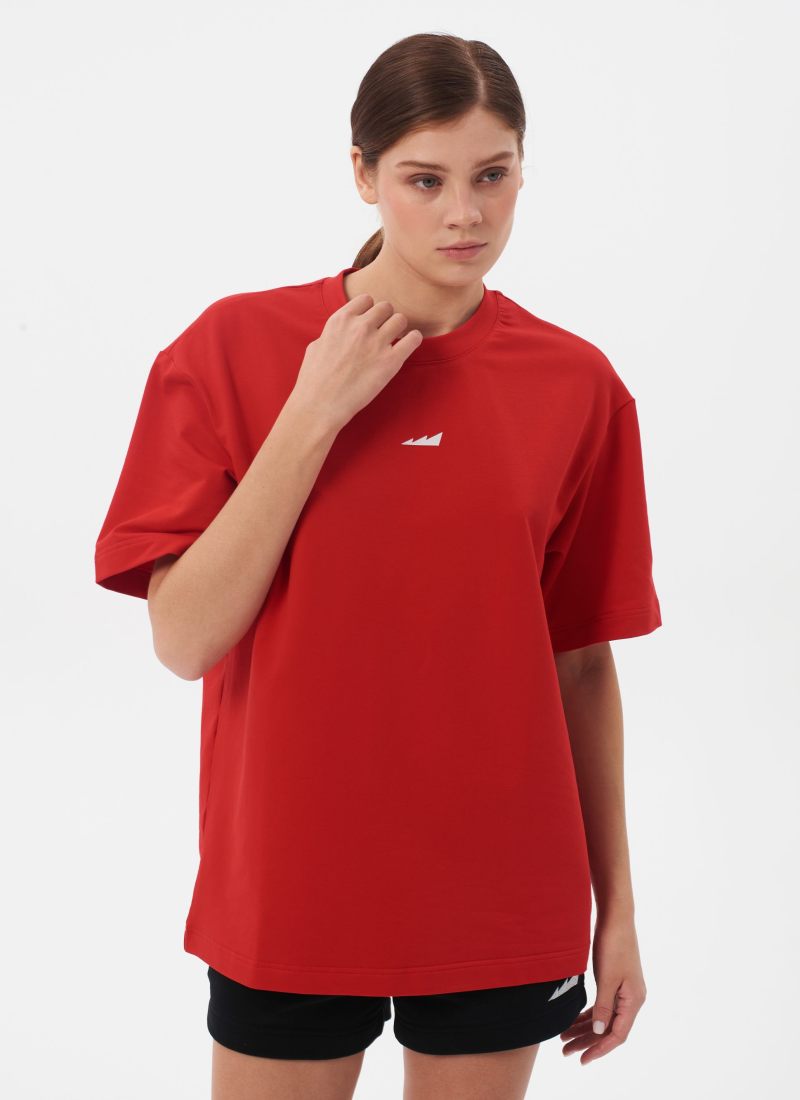 Футболка OVERSIZE Nikasport, W4BW43-RED, цвет красный