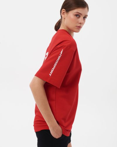 Футболка OVERSIZE Nikasport, W4BW43-RED, цвет красный