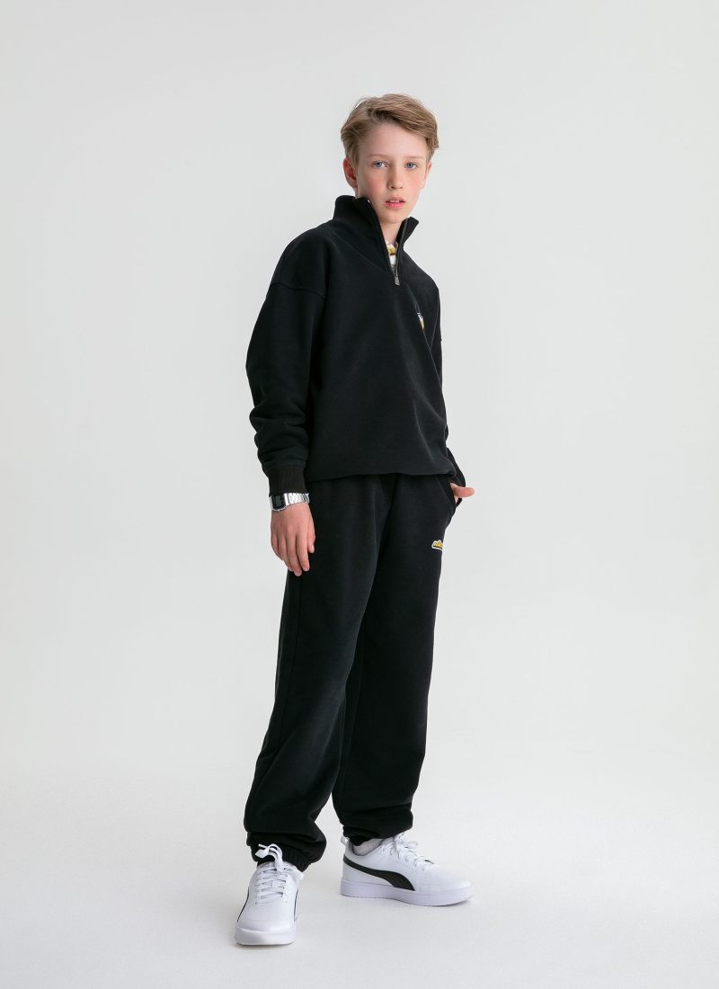 Детские брюки джоггеры Legendary Drop Nikasport, U7LD83-BLK, цвет черный