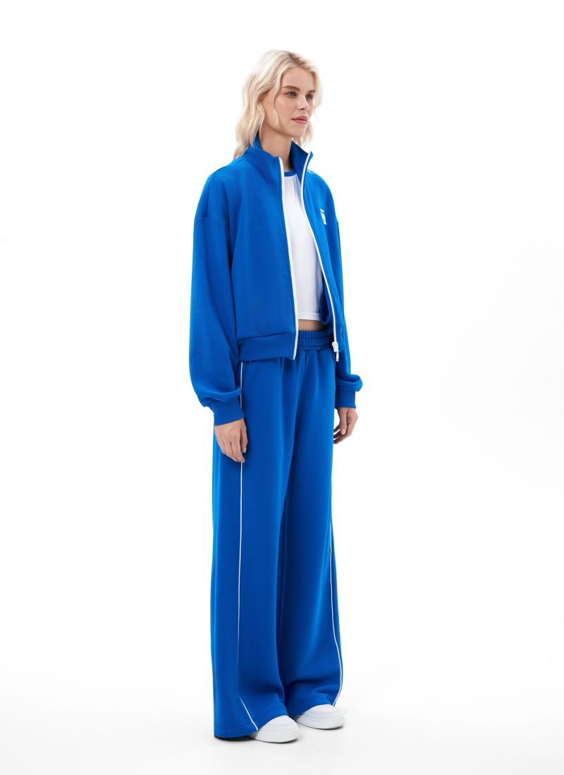 Широкие прямые брюки Indigo Nikasport, W3IND84-BLU, цвет синий
