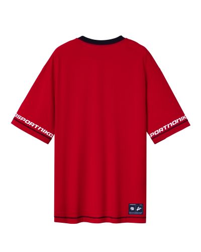 Футболка OVERSIZE Фридзон Nikasport, FZ12-MT77-RED, цвет красный