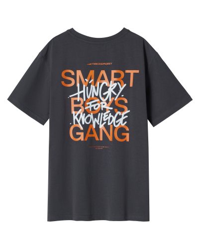 Футболка OVERSIZE SMART BOYS GANG Nikasport, SBG12-B-GPH, цвет графит