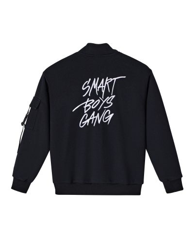 Толстовка на молнии SMART BOYS GANG Nikasport, SBG20-B-BLK, цвет черный